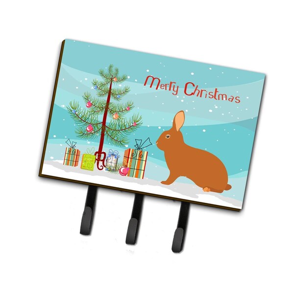 Carolines Treasures Rex Rabbit Christmas Leash or Key Holder BB9336TH68 - main